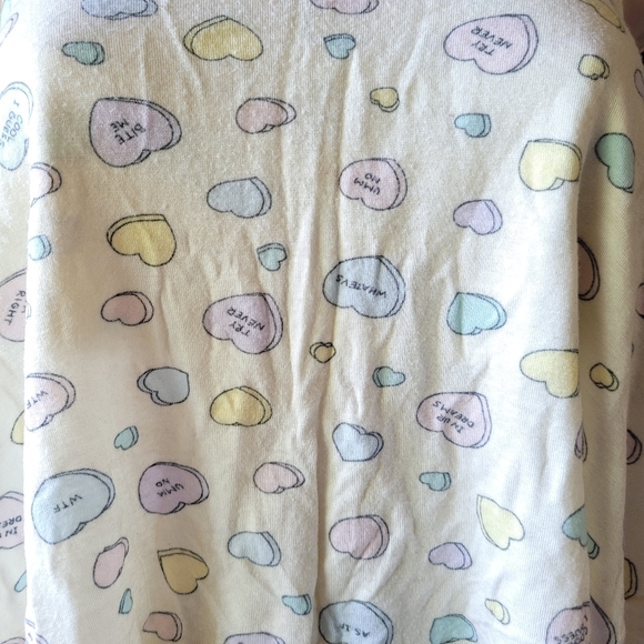 2/$8 • EUC Nollie Candy Hearts Crop Tank Top - Picture 5 of 8